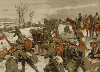 Batalha da Lisaine, Guerra Franco-Prussiana, 15-17 de janeiro de 1871 de Georg Koch